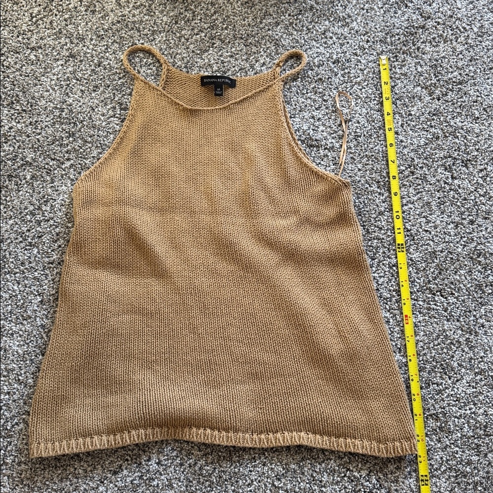 Banana Republic Tan Knit Top